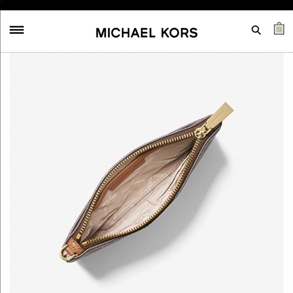 Michael Kors Jet Set Medium Wristlet Brown - Picture 3 of 7